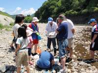 川の生き物調査10